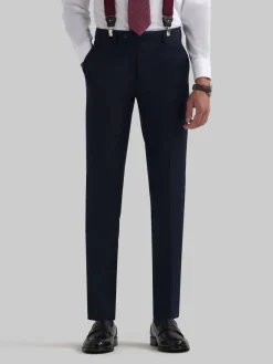 Alvaro Moreno Trajes|Trajes - Vestir|PANTALON TWILL CADETE Azul Marino
