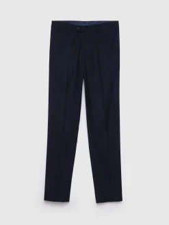 Alvaro Moreno Trajes|Trajes|PANTALON TWILL CRUZADO Azul Marino