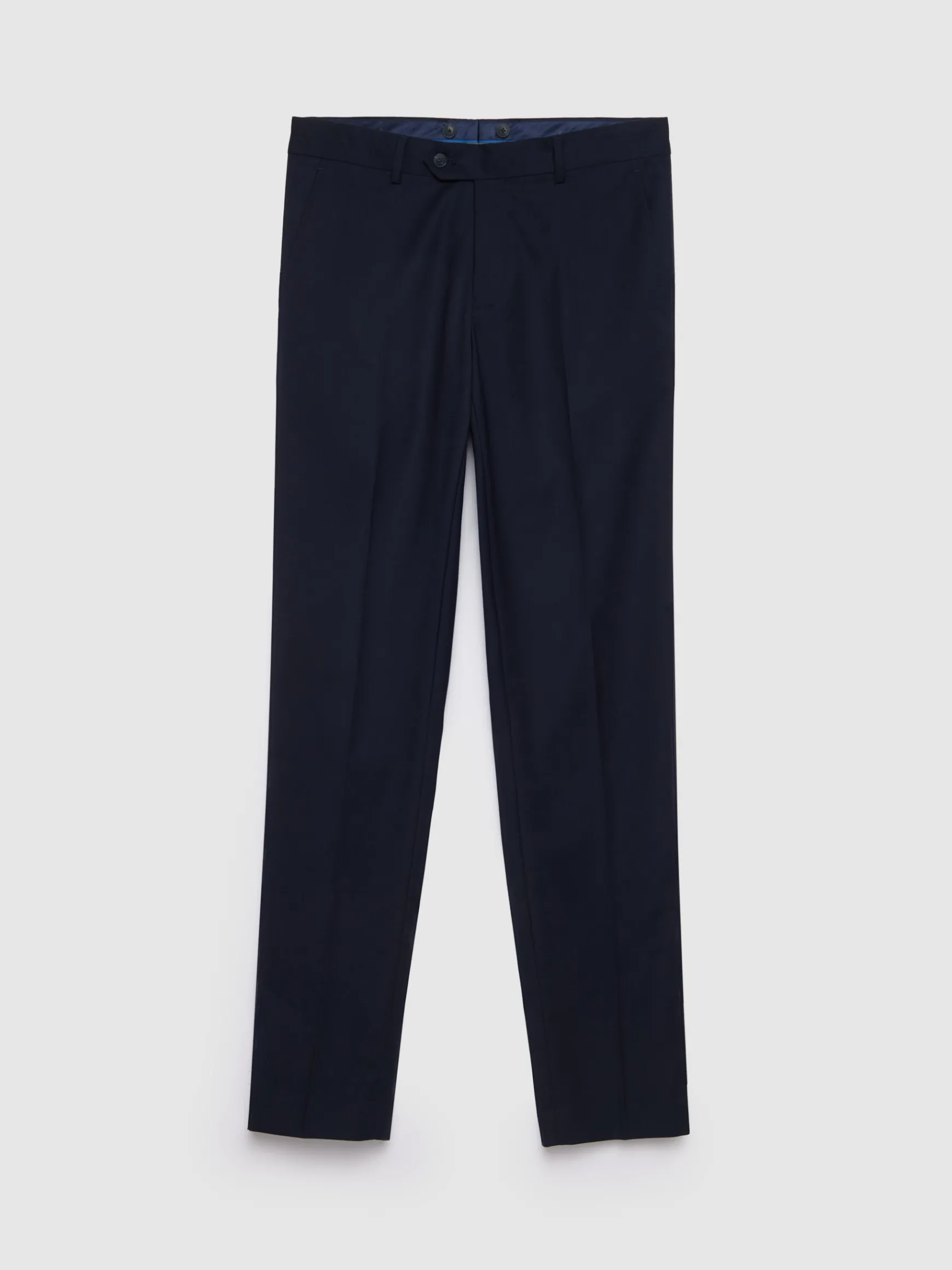 Alvaro Moreno Trajes|Trajes|PANTALON TWILL CRUZADO Azul Marino