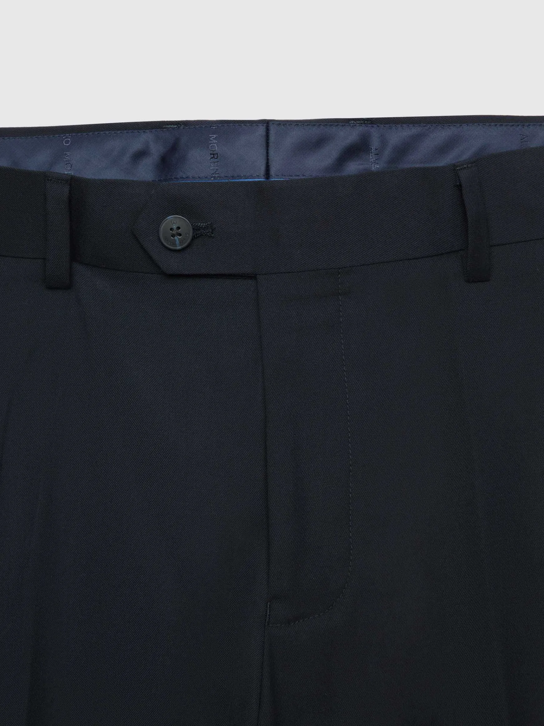 Alvaro Moreno Trajes|Trajes|PANTALON TWILL CRUZADO Azul Marino