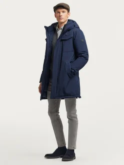 Alvaro Moreno Cazadoras Y Parkas|PARKA BORGIA Azul Marino