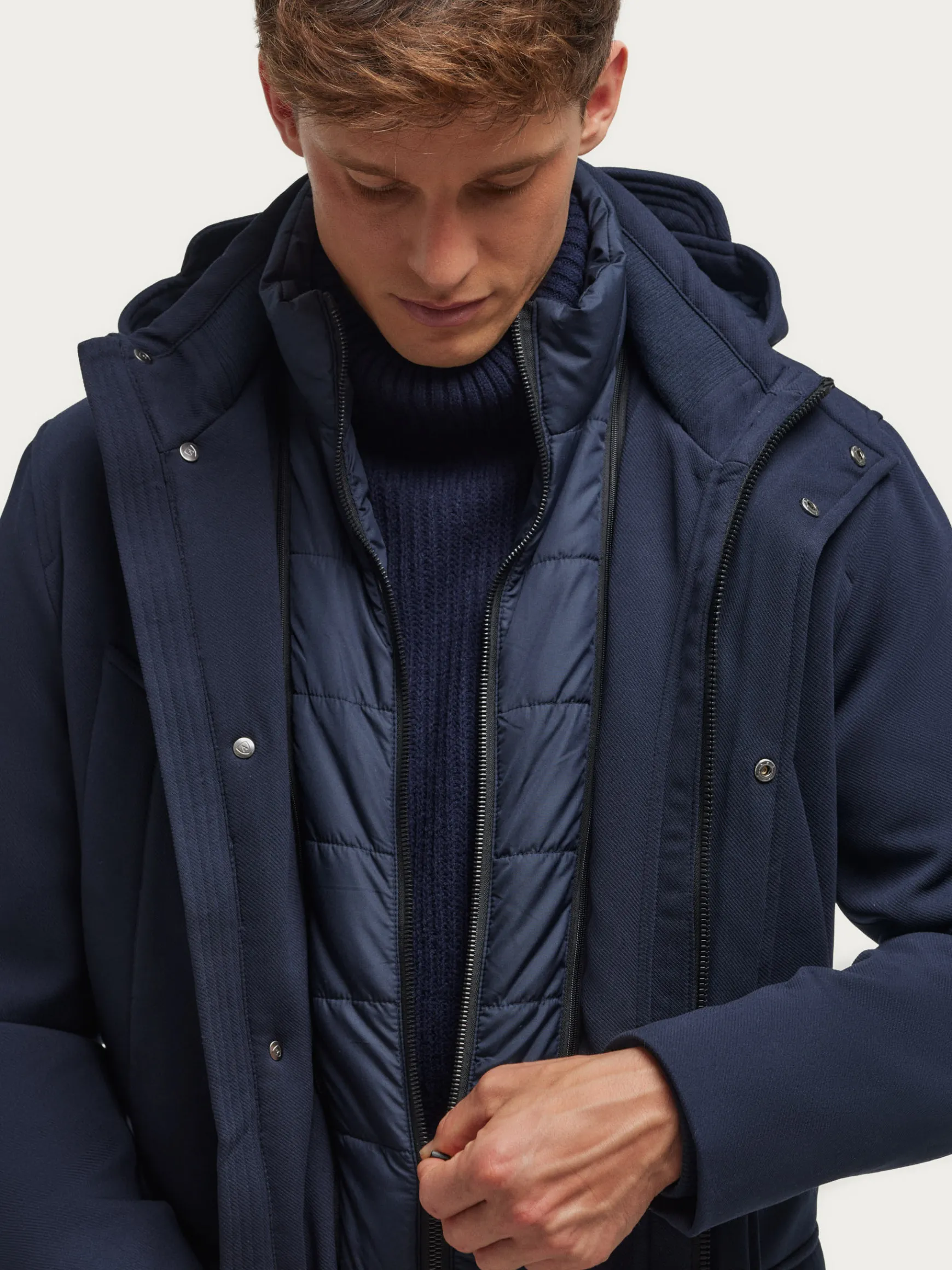 Alvaro Moreno Cazadoras Y Parkas|PARKA HOLLY Azul Marino