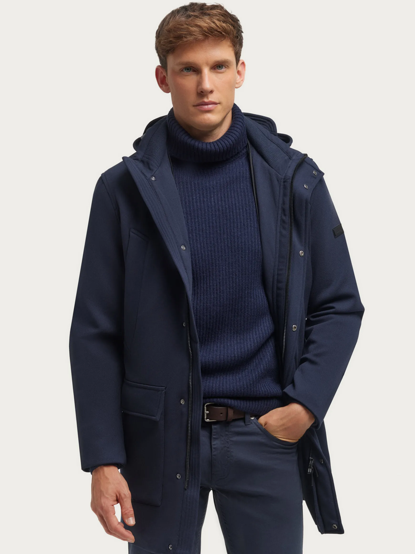 Alvaro Moreno Cazadoras Y Parkas|PARKA HOLLY Azul Marino
