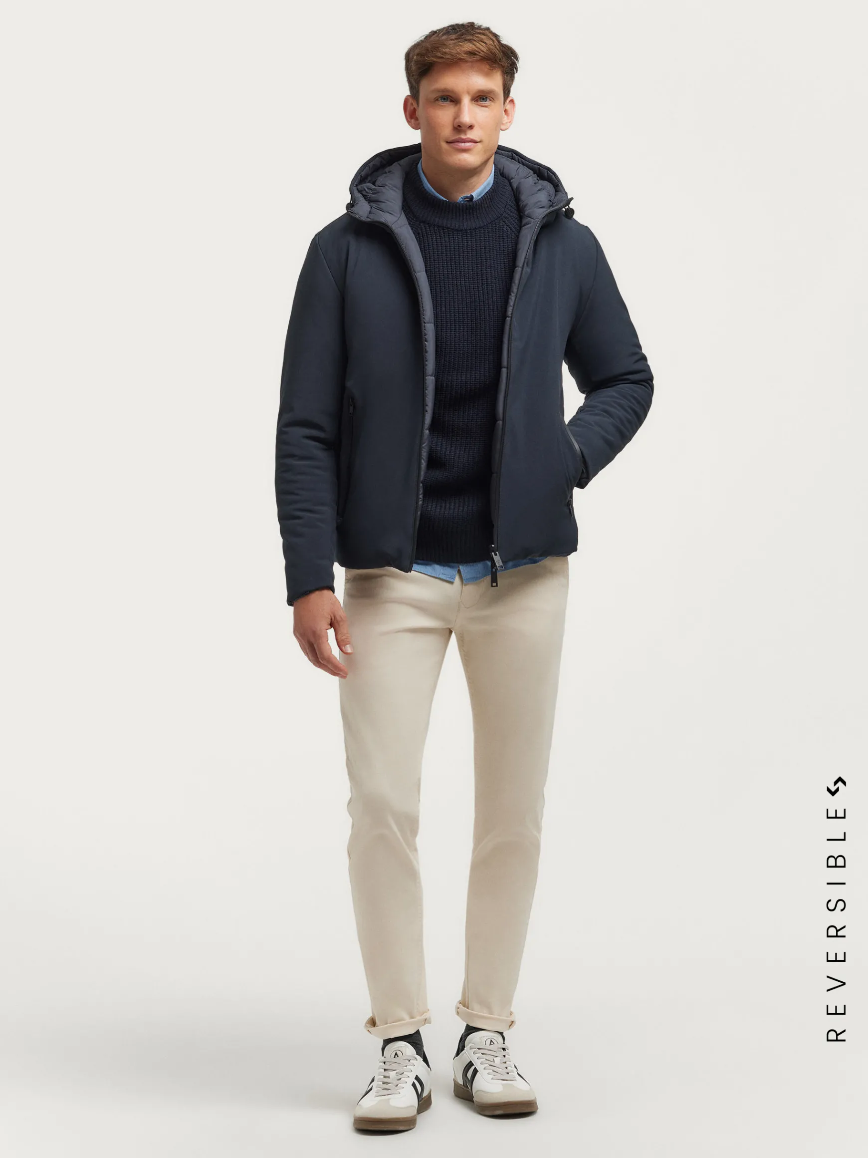 Alvaro Moreno Cazadoras Y Parkas|PARKA LEMANS Azul Marino