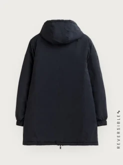 Alvaro Moreno Cazadoras Y Parkas|PARKA RATCHED REVERSIBLE | MARRÓN Azul Marino