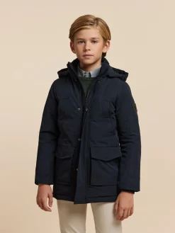 Alvaro Moreno Cazadoras Y Chalecos|PARKA SHERMAN KIDS Azul Marino