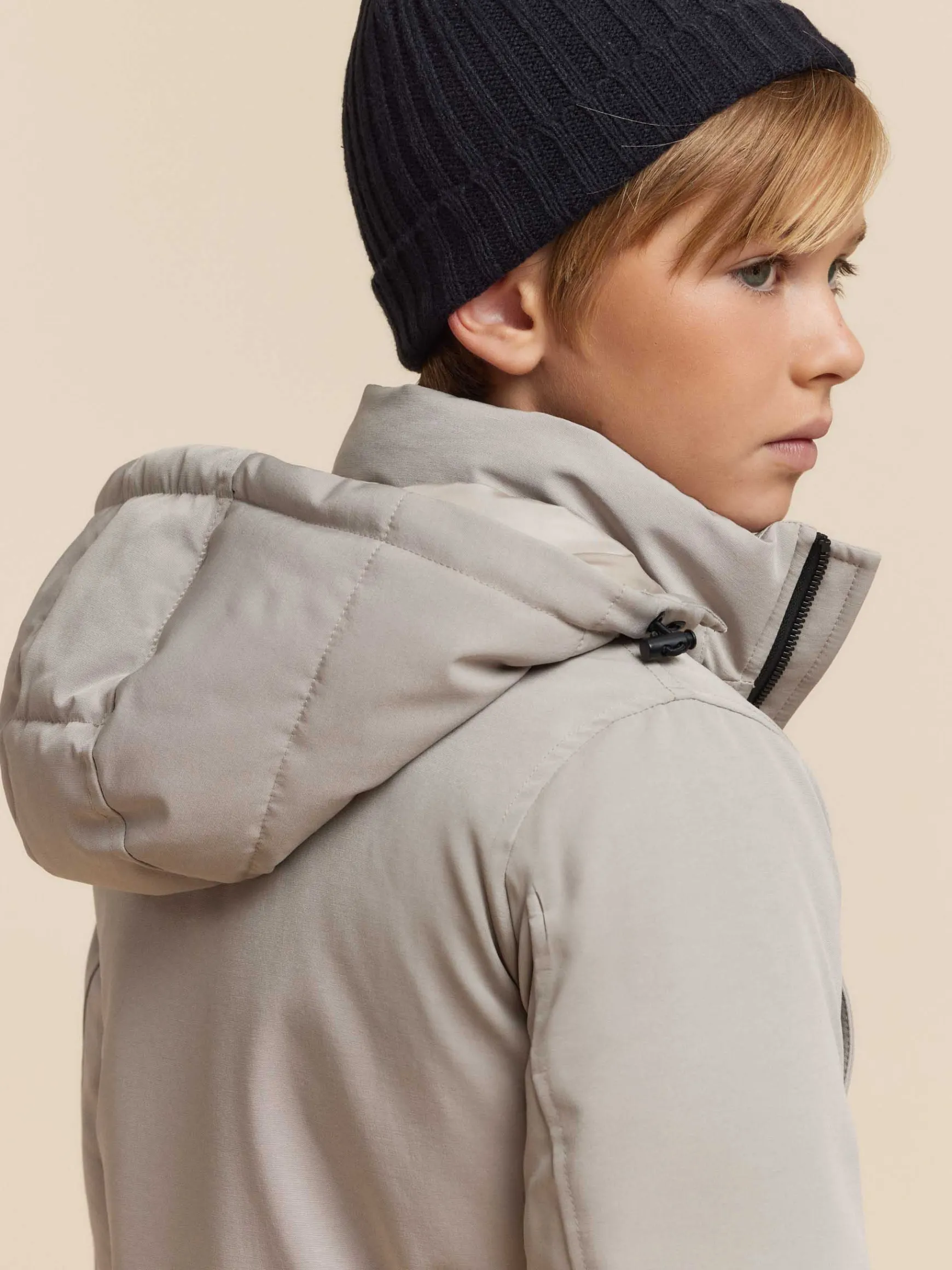 Alvaro Moreno Cazadoras Y Chalecos|PARKA SHERMAN KIDS Crudo
