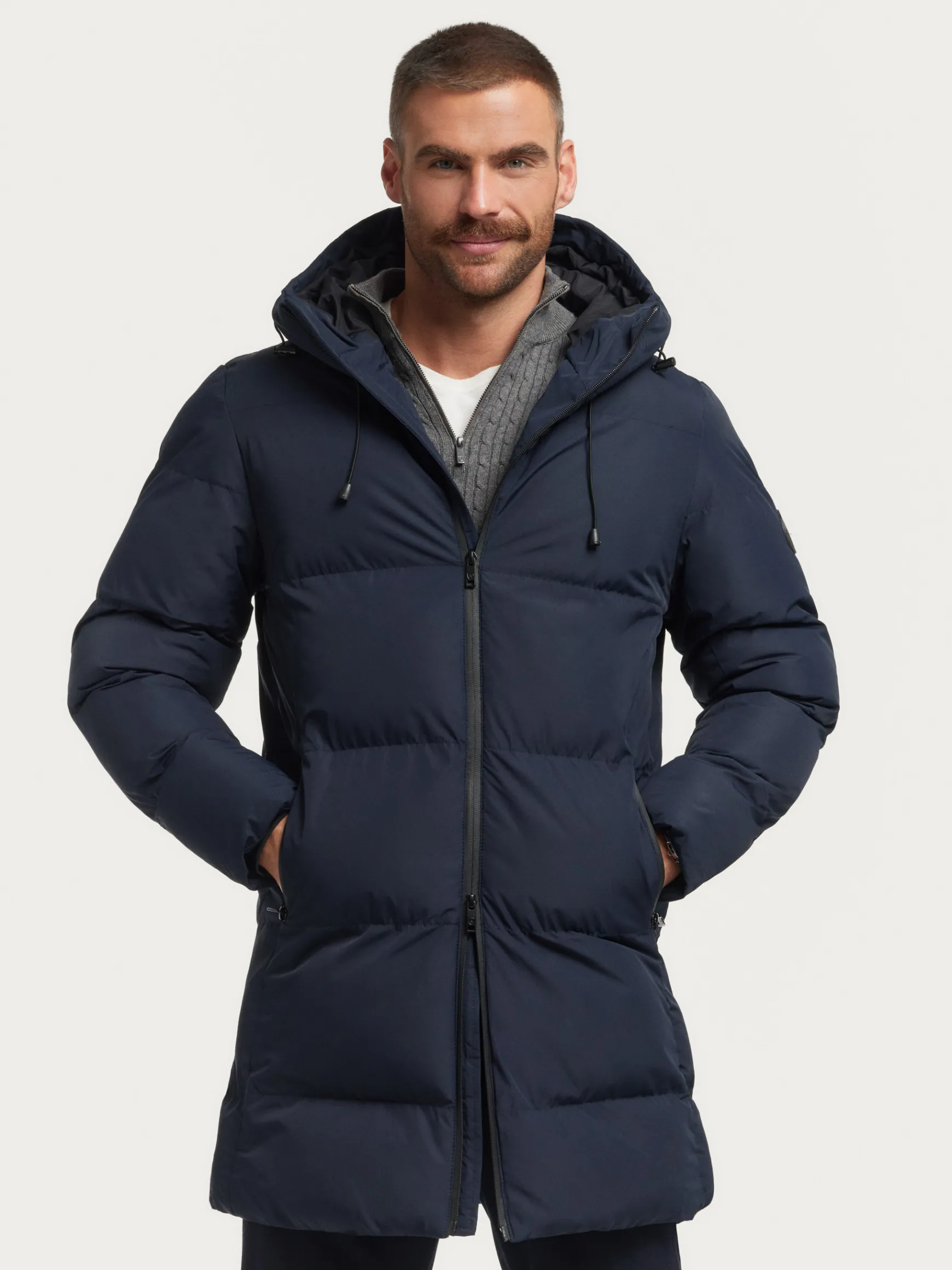 Alvaro Moreno Cazadoras Y Parkas|PARKA SKYLINE Azul Marino