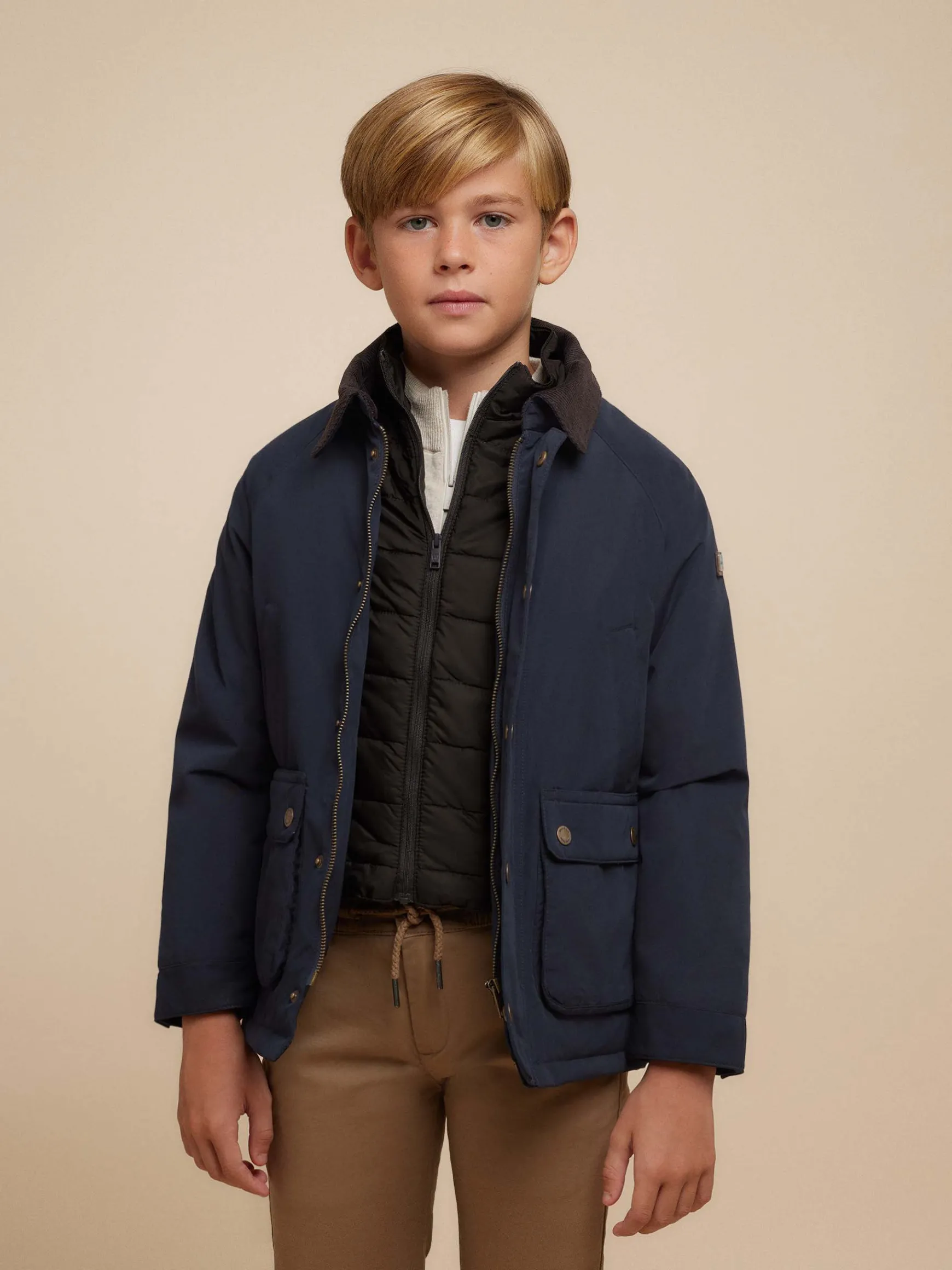 Alvaro Moreno Cazadoras Y Chalecos|PARKA TIM KIDS Azul Marino