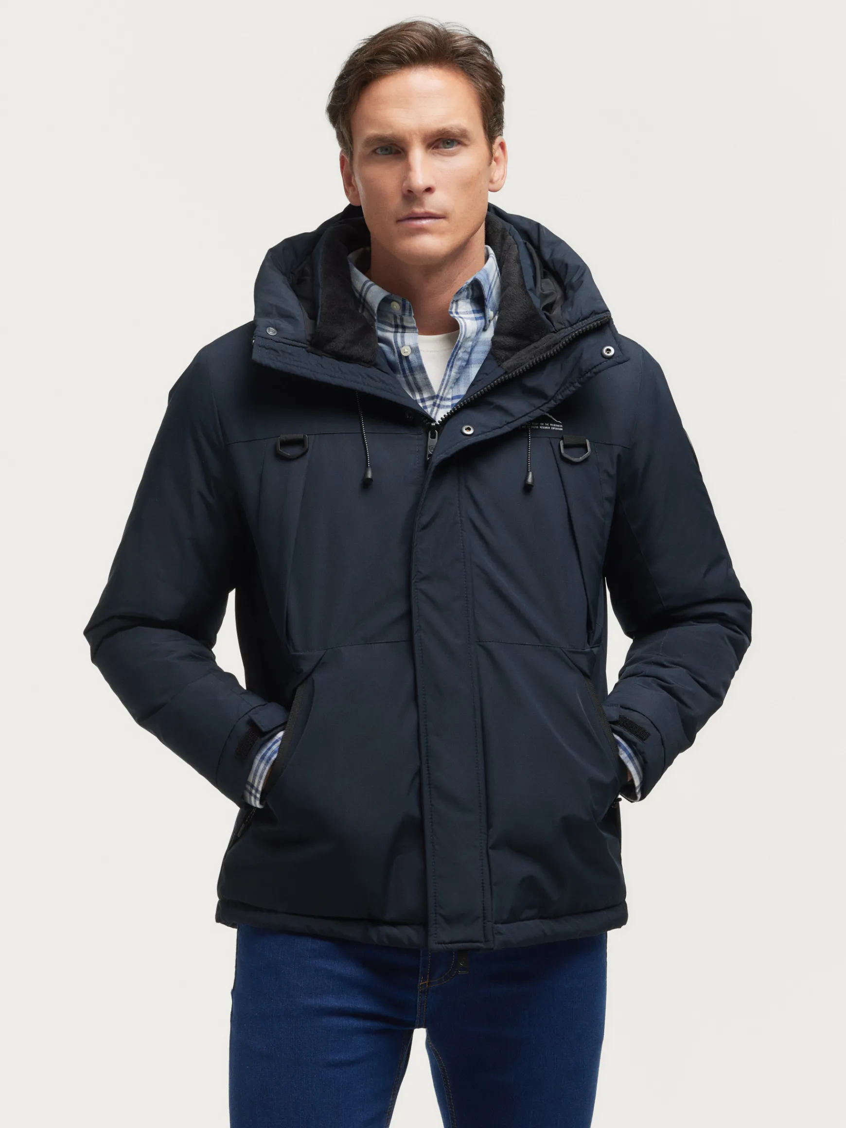 Alvaro Moreno Cazadoras Y Parkas|PARKA TREKKING Azul Marino