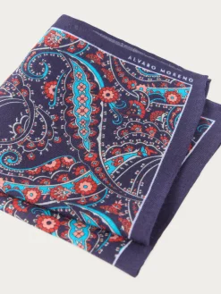 Alvaro Moreno Pañuelos|Pañuelos|PAÑUELO PRINT Azul Marino