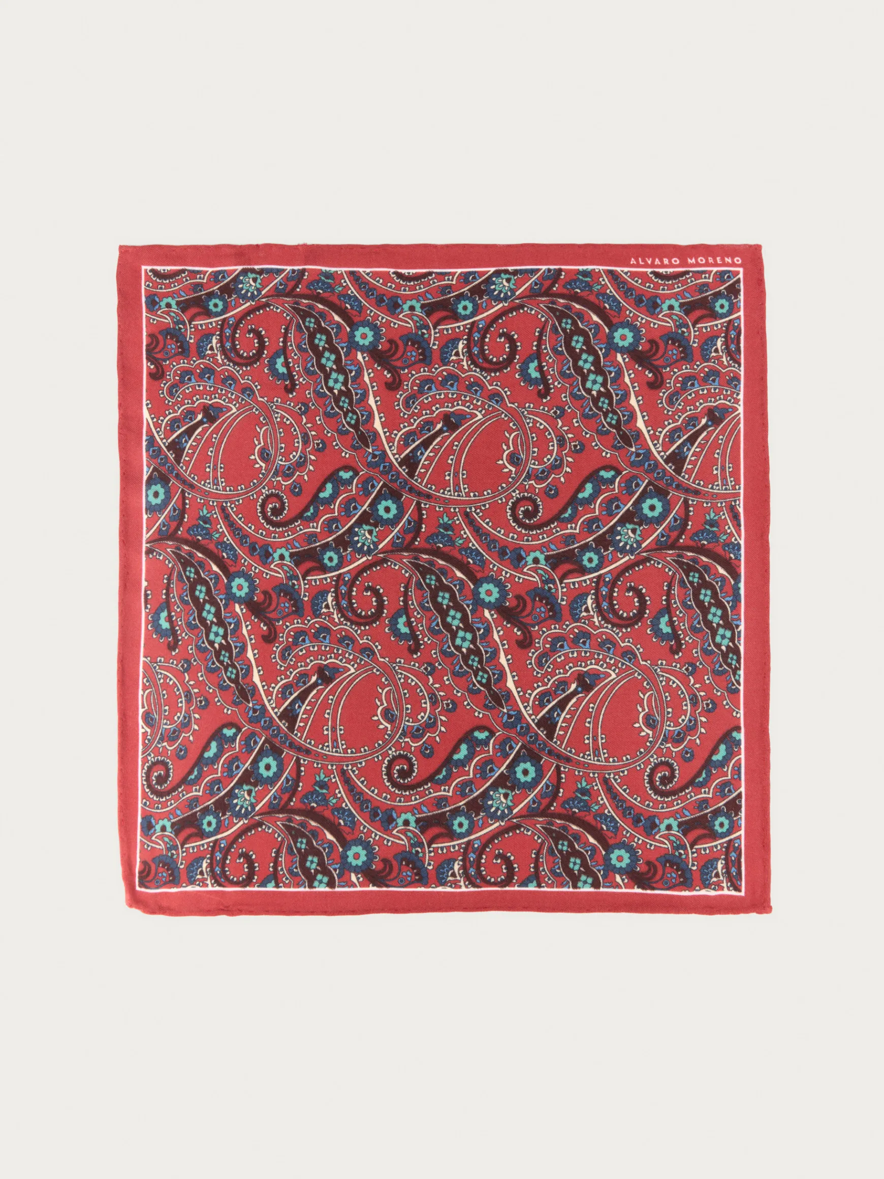 Alvaro Moreno Pañuelos|Pañuelos|PAÑUELO PRINT Rojo