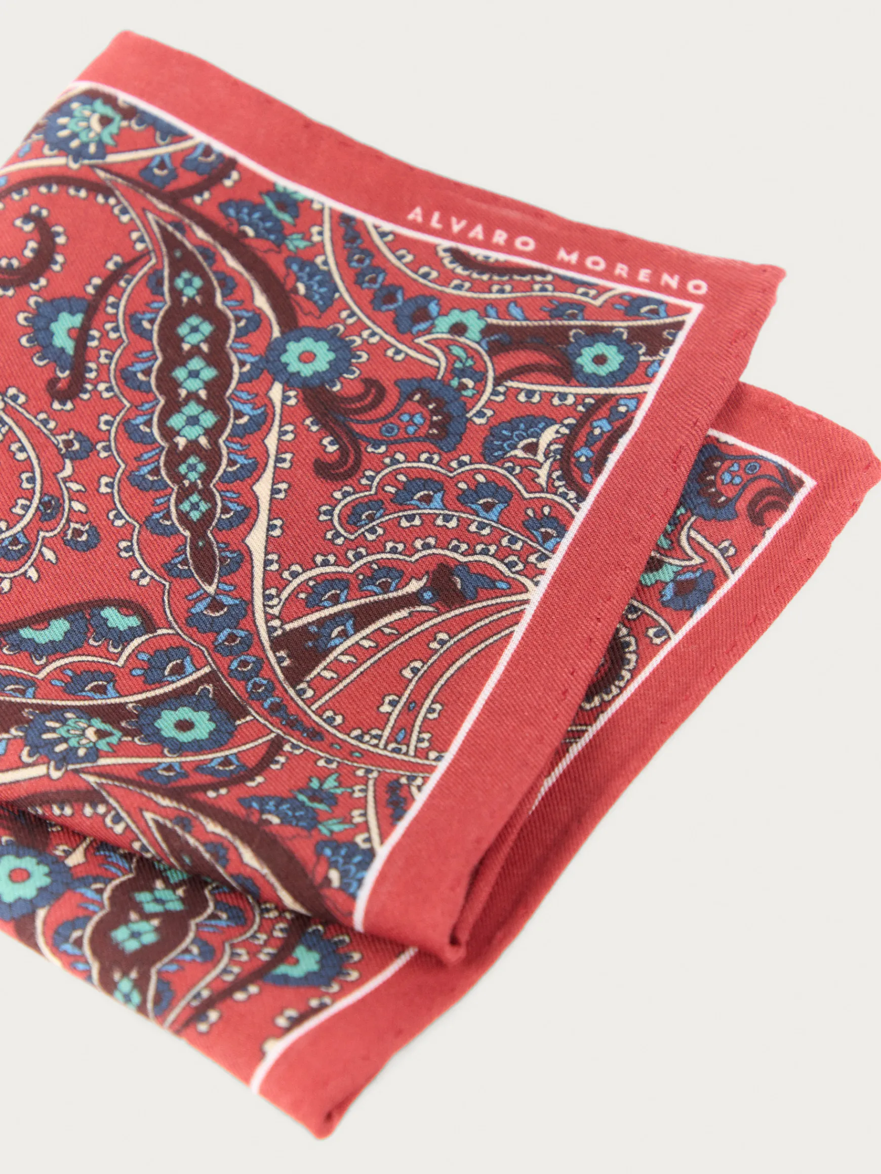 Alvaro Moreno Pañuelos|Pañuelos|PAÑUELO PRINT Rojo
