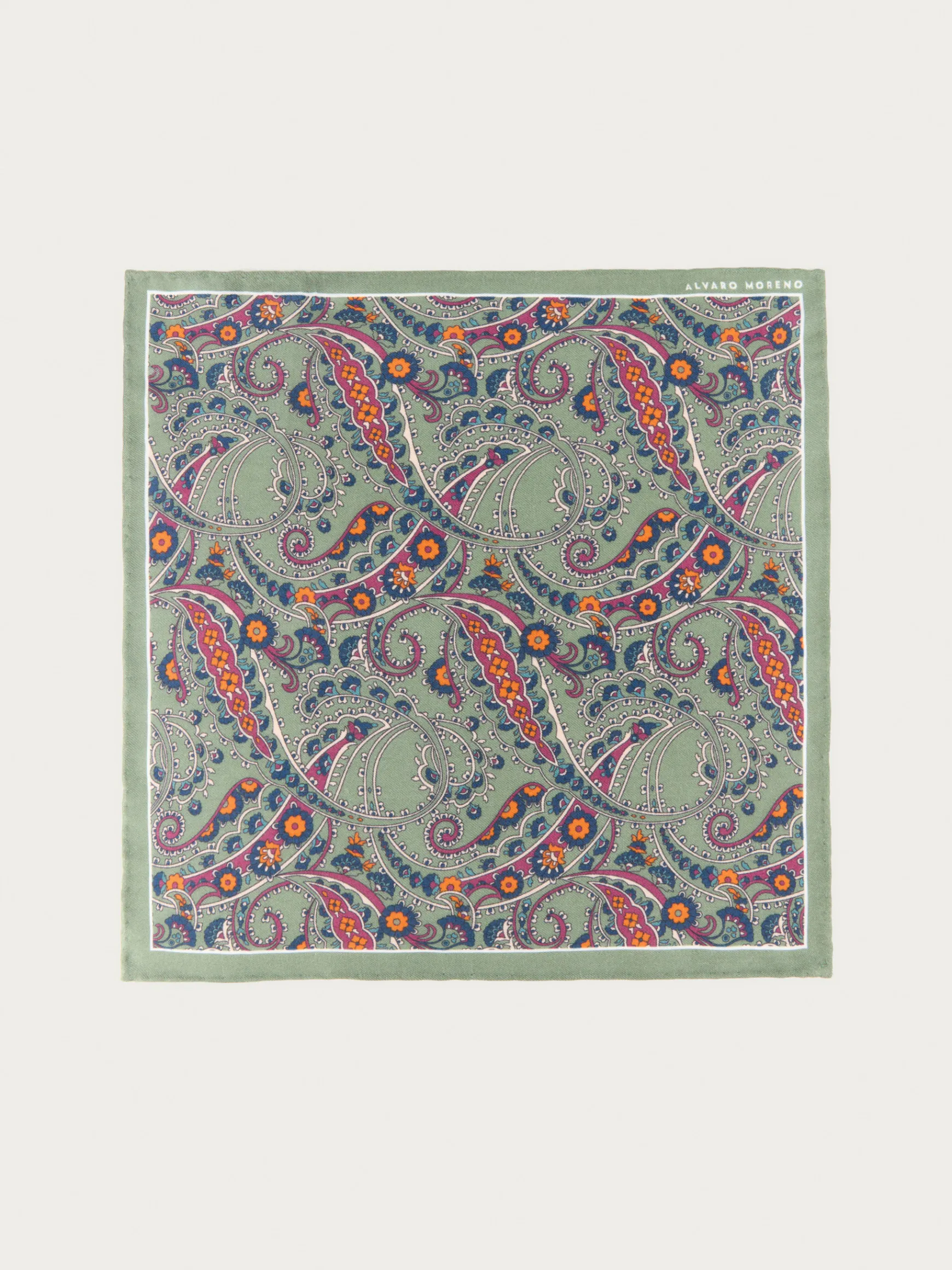 Alvaro Moreno Pañuelos|Pañuelos|PAÑUELO PRINT Verde