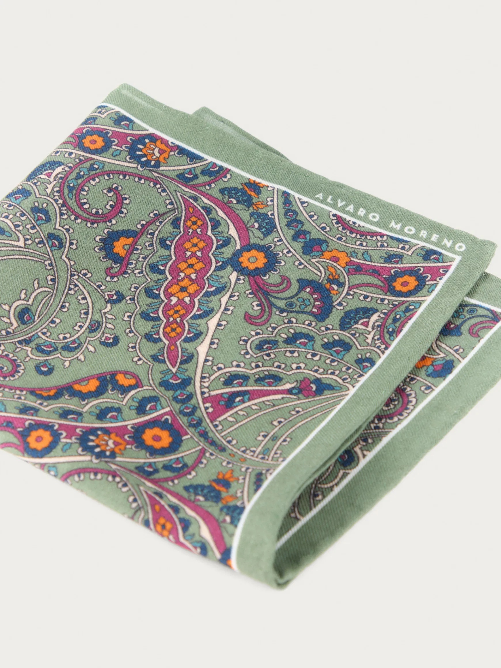 Alvaro Moreno Pañuelos|Pañuelos|PAÑUELO PRINT Verde
