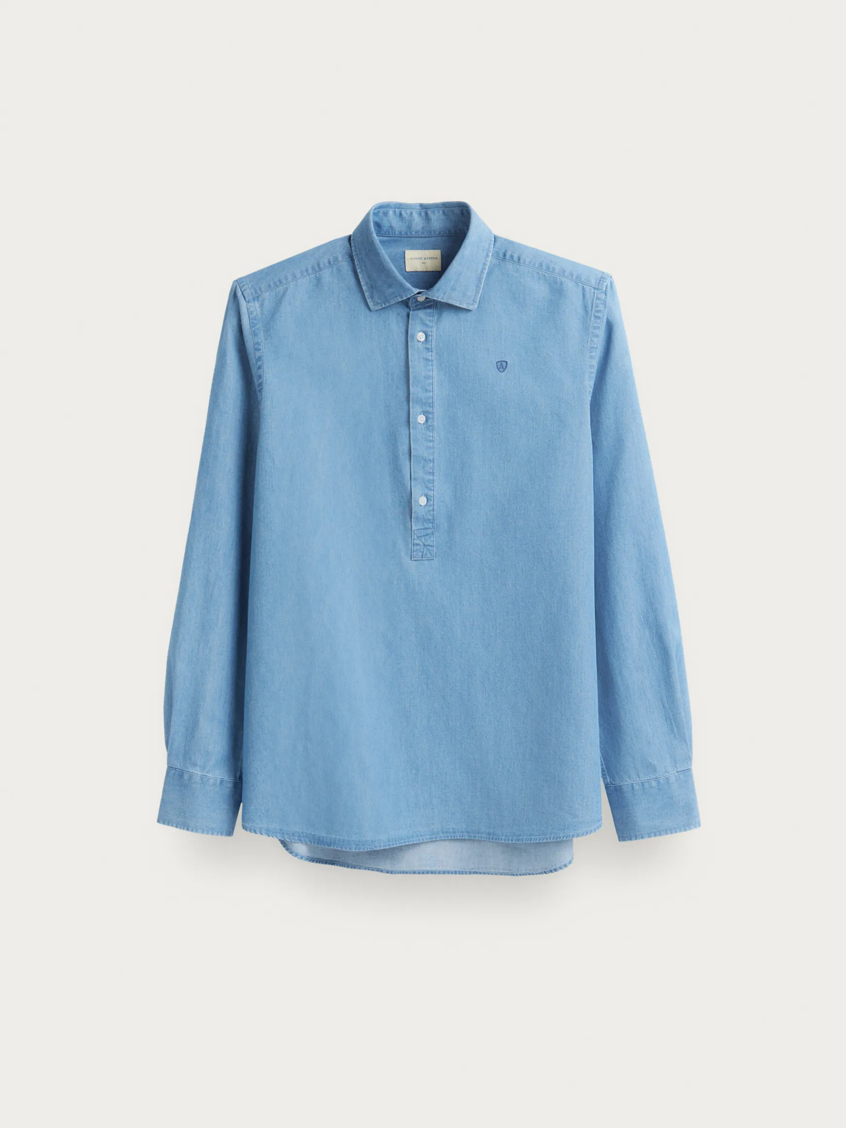 Alvaro Moreno Casual|Poleras|POLERA DENIM Azul