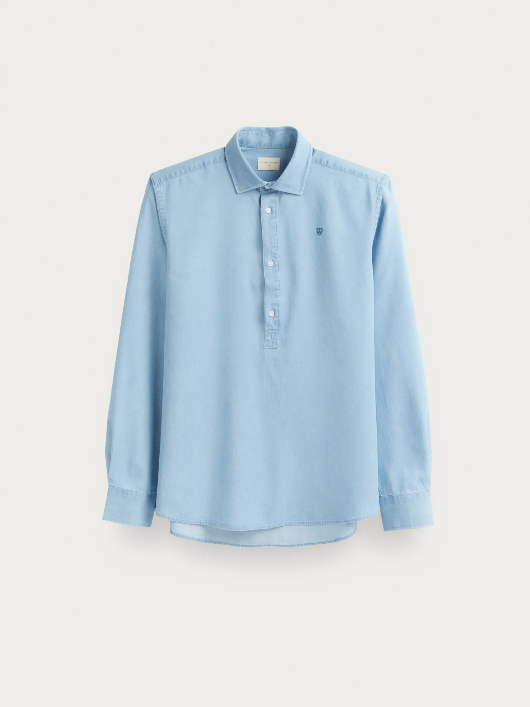Alvaro Moreno Poleras|Casual|POLERA DENIM Celeste