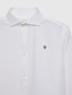 Alvaro Moreno Casual|POLERA PIN POINT Blanco