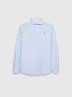 Alvaro Moreno Casual|POLERA PIN POINT Celeste