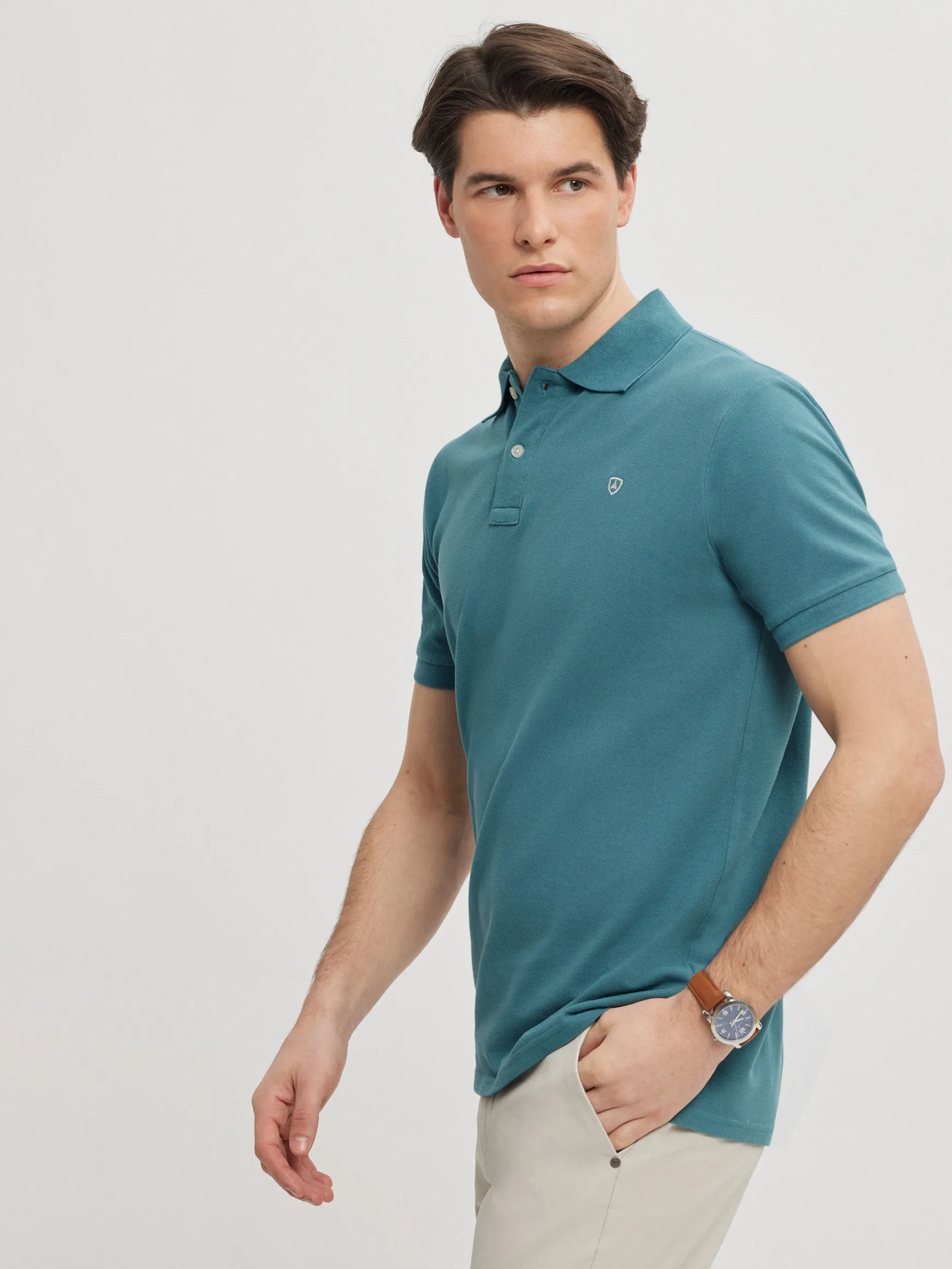 Alvaro Moreno Polos Y Poleras|POLO BASIC Azul
