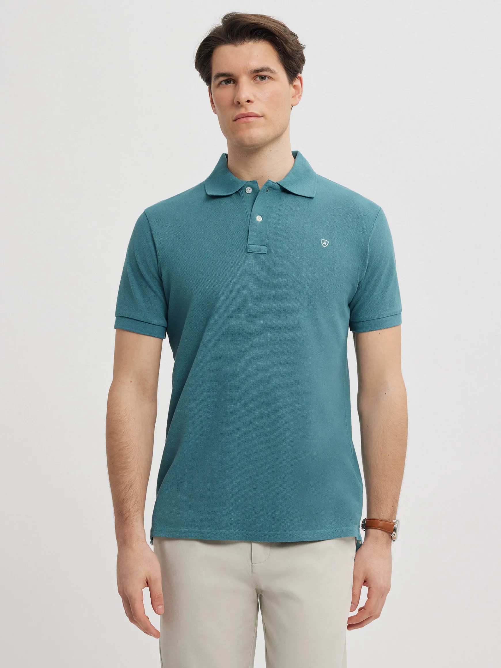 Alvaro Moreno Polos Y Poleras|POLO BASIC Azul