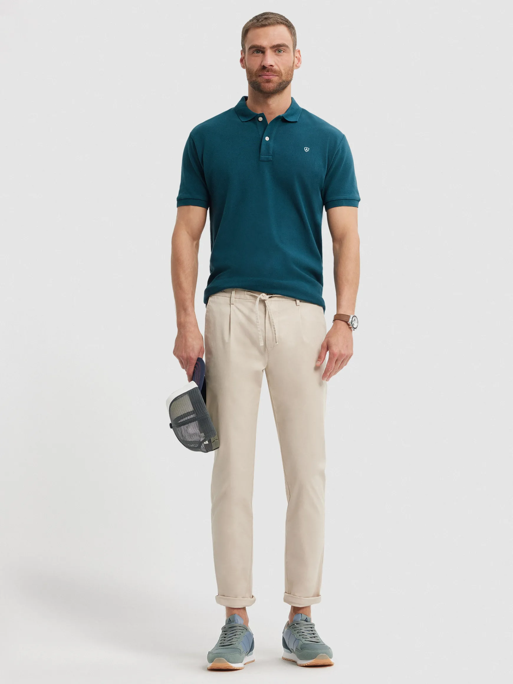 Alvaro Moreno Polos Y Poleras|POLO BASIC Azul