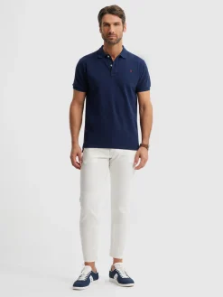 Alvaro Moreno Polos Y Poleras|POLO BASIC Azul Marino