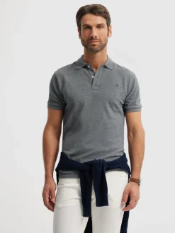 Alvaro Moreno Polos Y Poleras|POLO BASIC Gris