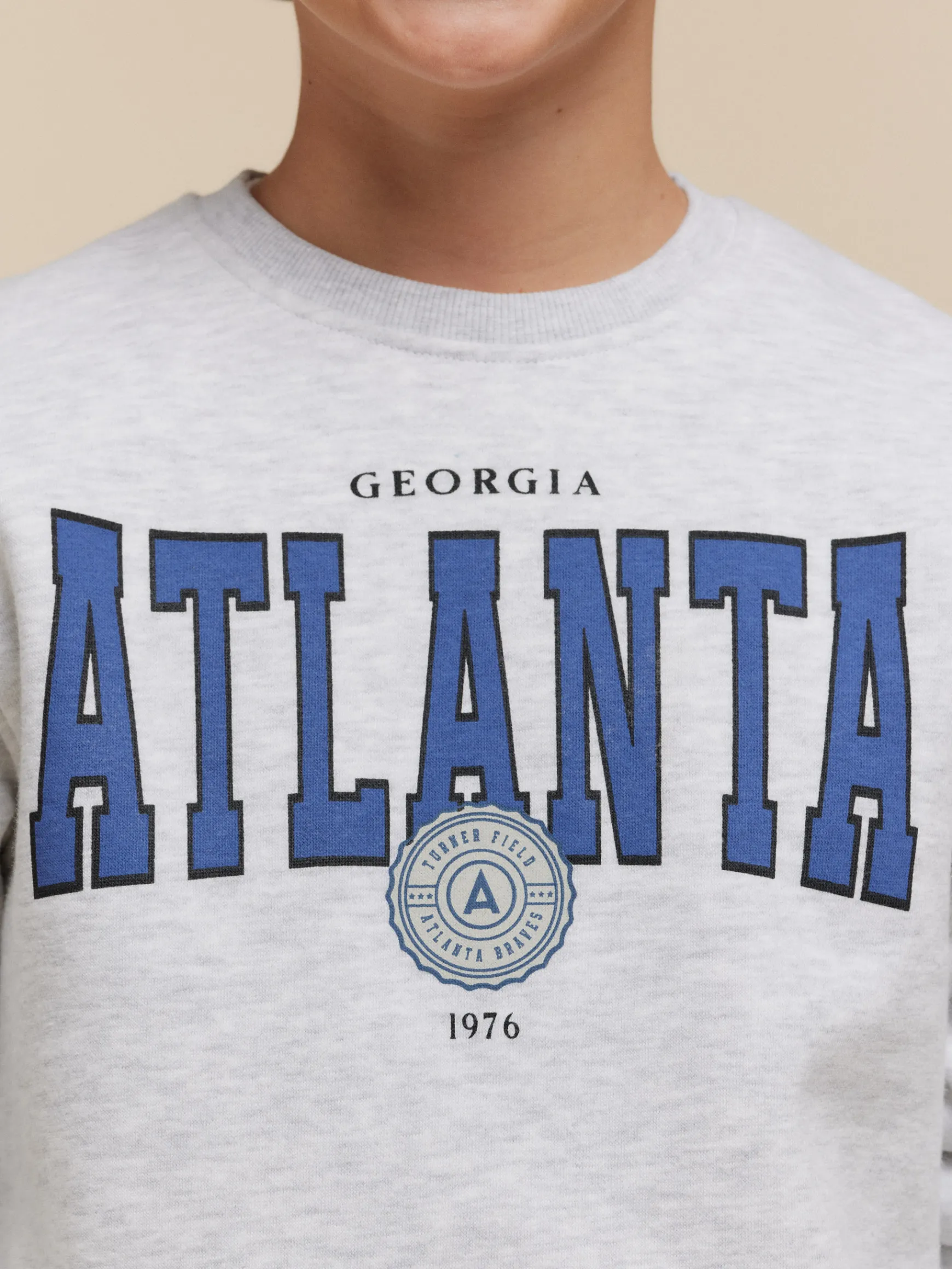 Alvaro Moreno Sudaderas|SUDADERA ATLANTA KIDS Gris