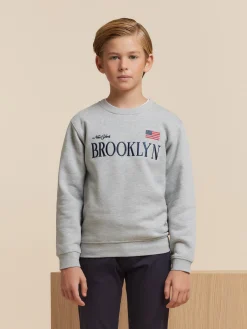 Alvaro Moreno Sudaderas|SUDADERA BROOKLIN KIDS Gris