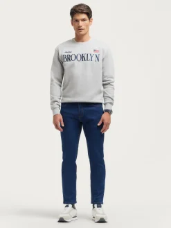 Alvaro Moreno Sudaderas|SUDADERA BROOKLYN Gris
