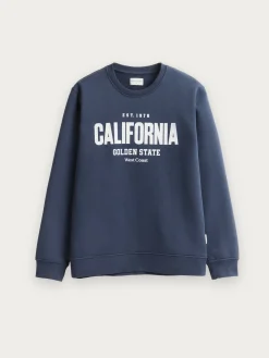 Alvaro Moreno Teen|Sudaderas|SUDADERA CALIFORNIA Azul