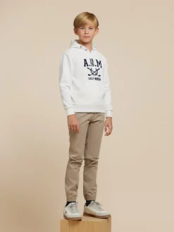 Alvaro Moreno Sudaderas|SUDADERA GOLF KIDS Blanco