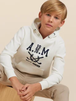 Alvaro Moreno Sudaderas|SUDADERA GOLF KIDS Blanco