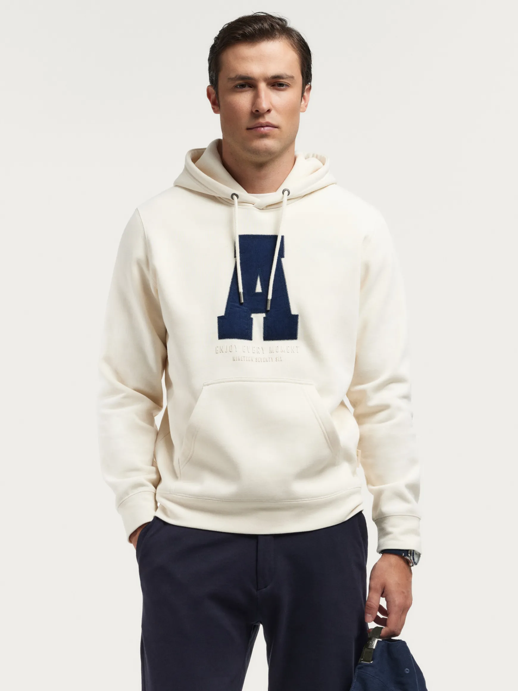 Alvaro Moreno Sudaderas|SUDADERA MOMENT Crudo