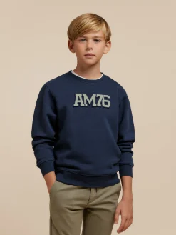 Alvaro Moreno Sudaderas|SUDADERA OFFICIAL KIDS Azul Marino