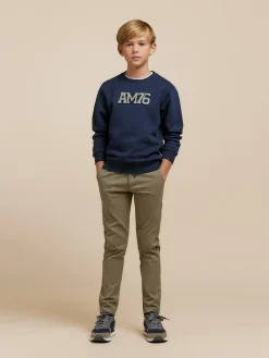 Alvaro Moreno Sudaderas|SUDADERA OFFICIAL KIDS Azul Marino