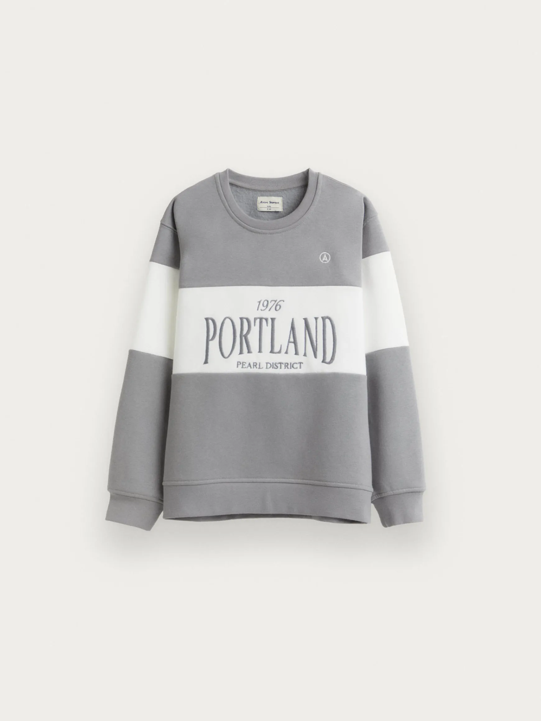 Alvaro Moreno Sudaderas|SUDADERA PORTLAND KIDS Gris