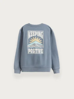 Alvaro Moreno Sudaderas|SUDADERA POSITIVE KIDS Azul