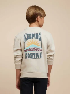 Alvaro Moreno Sudaderas|SUDADERA POSITIVE KIDS Crudo