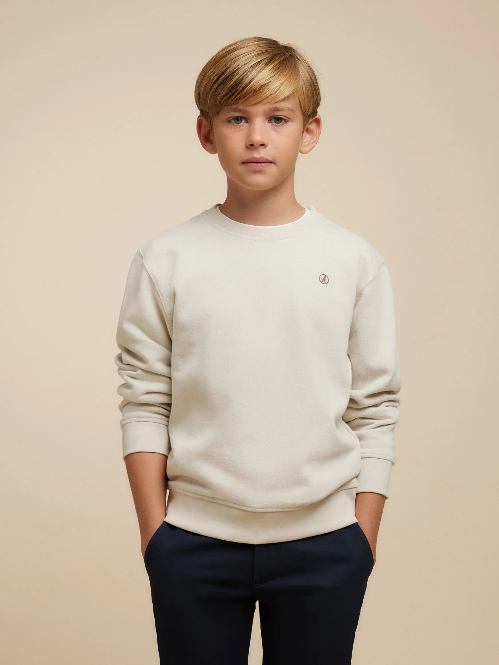 Alvaro Moreno Sudaderas|SUDADERA POSITIVE KIDS Crudo