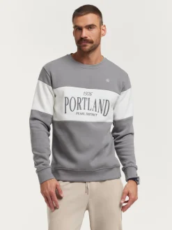 Alvaro Moreno Sudaderas|SUDADERA PÒRTLAND Gris