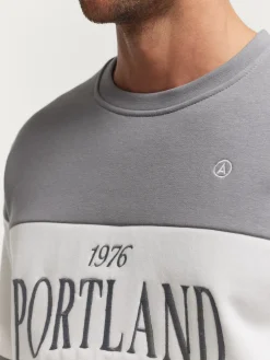Alvaro Moreno Sudaderas|SUDADERA PÒRTLAND Gris