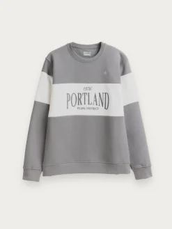 Alvaro Moreno Sudaderas|SUDADERA PÒRTLAND Gris