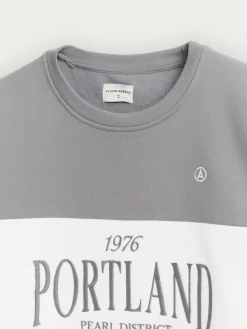Alvaro Moreno Sudaderas|SUDADERA PÒRTLAND Gris