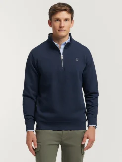 Alvaro Moreno Sudaderas|SUDADERA SINGLE Azul Marino
