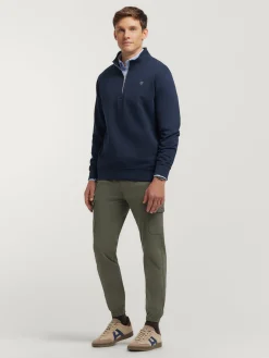 Alvaro Moreno Sudaderas|SUDADERA SINGLE Azul Marino