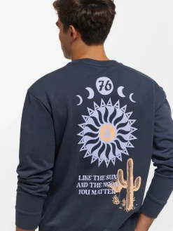 Alvaro Moreno Teen|Sudaderas|SUDADERA SUN Azul Marino