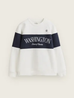 Alvaro Moreno Sudaderas|SUDADERA WASHINGTON Blanco